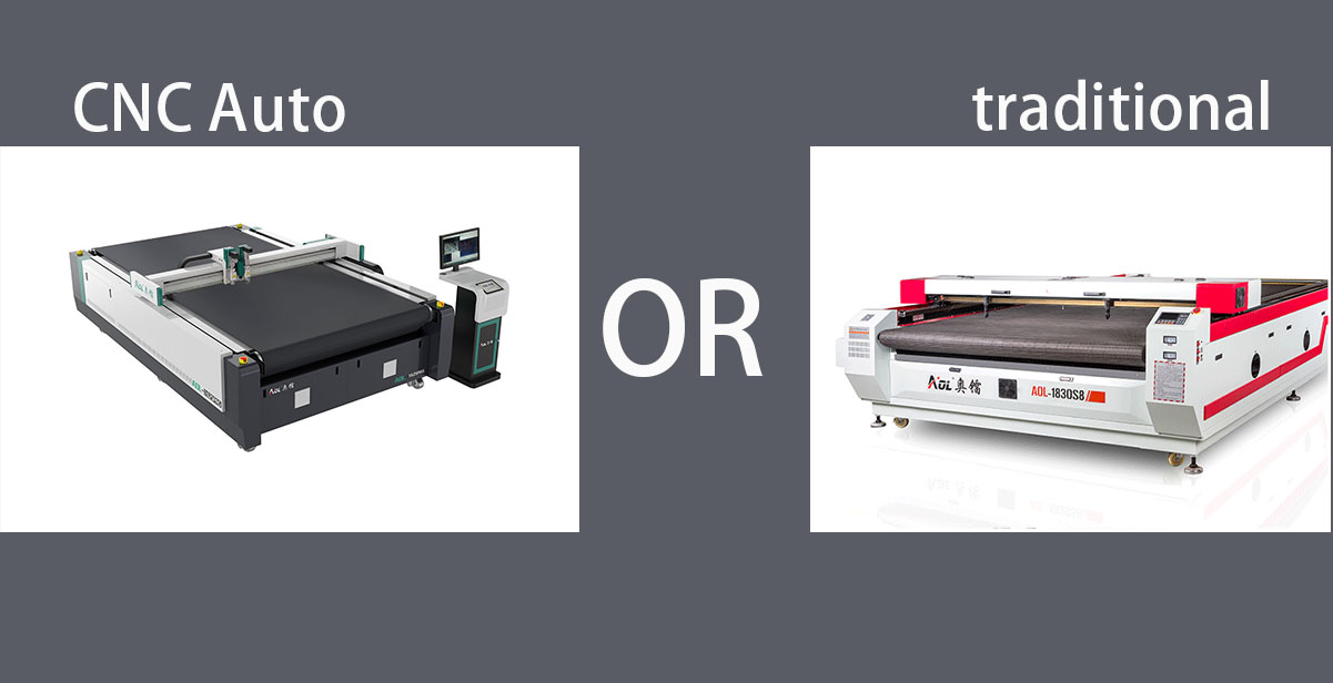 The difference between laser cutting machine and vibrating knife cutting machine