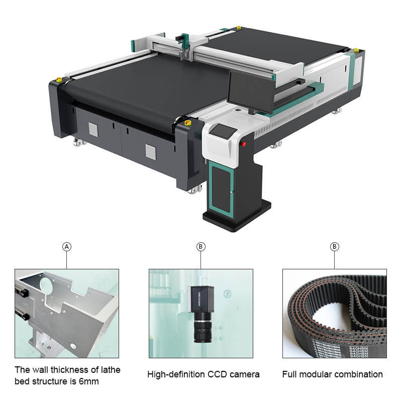 Cutting machine for the trap industry